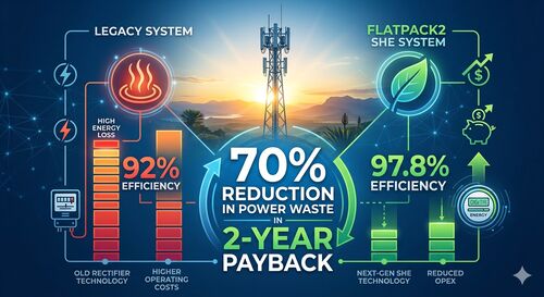 ultimo caso aziendale circa Reducing OPEX in High Energy Cost Regions: Rectifier Upgrade Paths for South American Operators