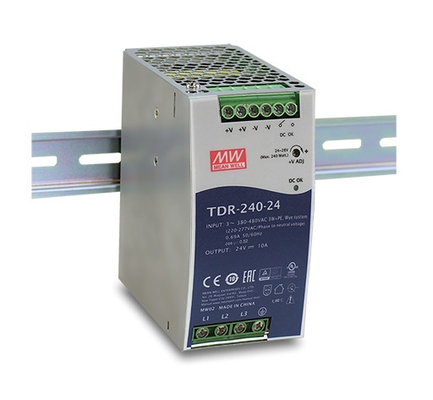 ferrovia industriale trifase di BACCANO 240W TDR-240-24 costruita in PFC attivo