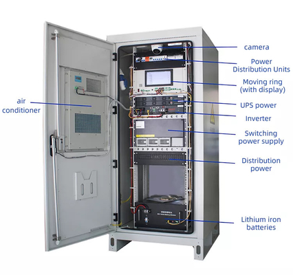 IP55 IP65 Armadi per telecomunicazioni da esterno impermeabili OEM 18U 22U 32U