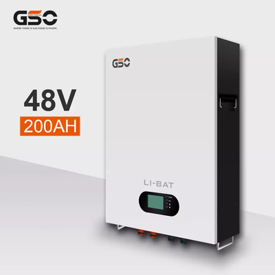 Applicazione fissata al muro profonda di stoccaggio della casa di Ion Battery With BMS For del litio del ciclo 48V 200ah