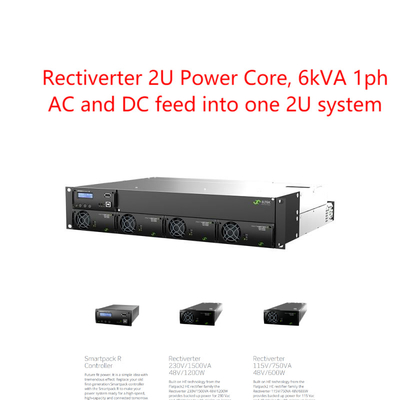 Sistema di alimentazione per telecomunicazioni monofase 2U 19 pollici 6kva eltek raddrizzatore (CTOR0402.xxx)