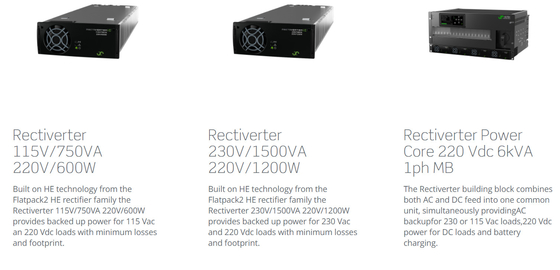 Eltek autonomo Rectiverter ha integrato il sistema 3kva 1 fase 220 VCC
