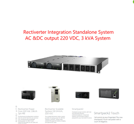 Eltek autonomo Rectiverter ha integrato il sistema 3kva 1 fase 220 VCC