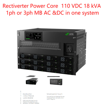 Il centro 110 VCC 18 KVA 1ph o 3ph di potere di Rectiverter fino a CA 18Kva & all'uscita di 14.4kw 110Vdc