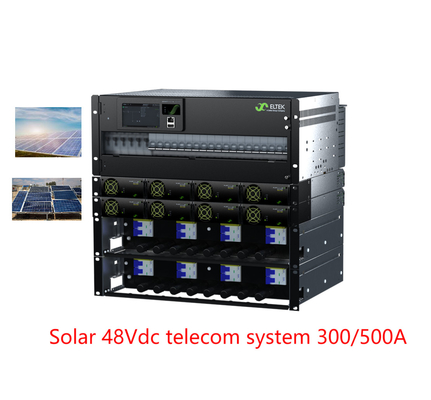 Eltek Flatpack2 48/3200 HE modulo solare 241119.650 Telecom Sistema ibrido altezza 7U