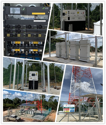 Sistema ibrido di telecomunicazioni da 16 kW a 24 kW con MPPT e modulo solare Eltek Brand 241119.650 241115.650