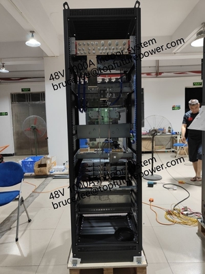 Centrale elettrica su misura FP2 48Vdc 48kw 1000A Indoor Telecom Big Plant Eltek Rettificatore Smartpack2 Controller 3 Fase 208V