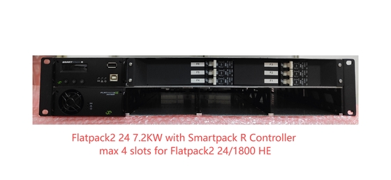 Eltek FP2 24V 7.2KW Powercore 2U 19 Inch Max 4 slot per Flatpack2 24/1800 HE Smartpack R Controller