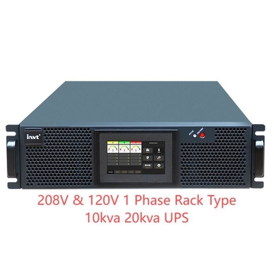 Scaffale a tre fasi UPS online 208 V 120 V 3/3 3/1 flessibile 19 pollici 10kva 20kva