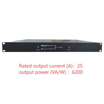 220V STS a doppia commutazione STS a singola fase Relay Static Transfer Switch con una portata di corrente STS25S / STS25D 25A per potenza alternata a doppio canale