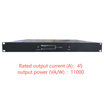 220V uscita STS doppio ingresso interruttore di trasferimento statico monofase 16A / 25A / 32A / 40A / 45A