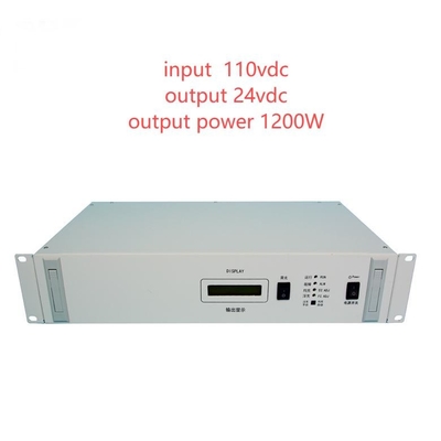 19 pollici Rackmount Serie RCT2000D Convertitori DC DC isolati Input 110vdc Output 24vdc 1200W D50-10-14