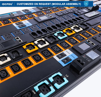 IDC Smart PDU su misura Input AC380-415VAC Output C220-250VAC 16A-25A PDU ad alta potenza