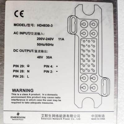 Emerson 48V 30A 1500W alimentazione a corrente continua Telecom Rectifier Module HD4830-3