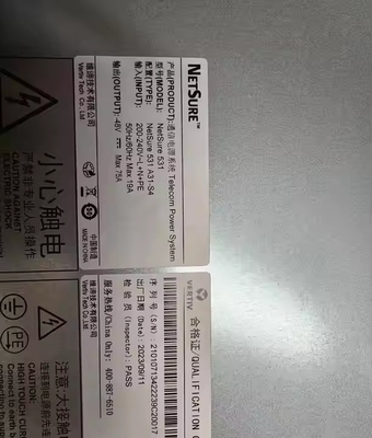 Vertiv Brand Netsure 531 A31-S4 48V 60A alimentazione a commutazione incorporata