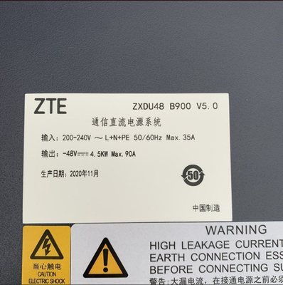 ZTE ZXDU48 B900 V5.0 Fornitore di alimentazione per la comunicazione Sistema di alimentazione a corrente continua 48V90A CA ad apparecchiature di comunicazione diretta