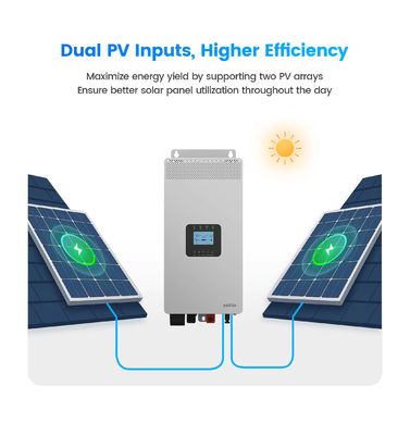 HP-AHP20A 3KW 3.5KW Home Off Grid Inverter solare 3500W Alta frequenza Pure Sine Wave Inverter solare con WIFi Optiona