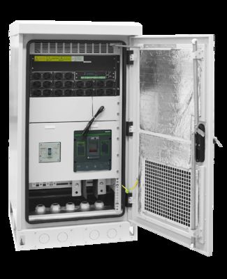 Sistema EBS Rectifeir 48Vdc 200A su misura per stazioni base di telecomunicazioni