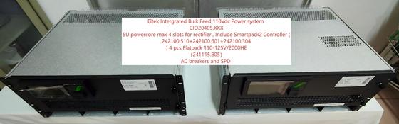 Sistema di alimentazione a corrente continua da 8 kW CIO20405.XXX Sistema con Flatpack 110-125V/2000HE 241115.805 241119.805