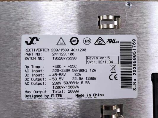 Modulo Inverter Rettificatore DC AC Eltek Rectiverter con conversione di potenza ad alta efficienza 115V/750VA 48V/600W