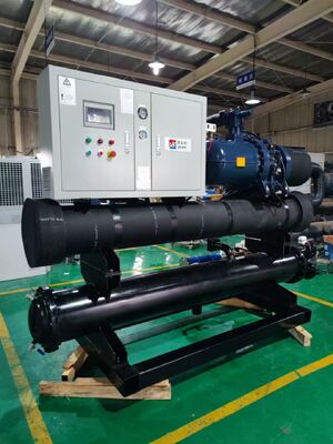 Chiller a vite raffreddato ad acqua ad alta potenza 1287.8KW - MK-620WD attrezzature di refrigerazione industriale