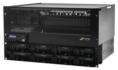 Sistema di alimentazione Eltek 48Vdc 12kW con distribuzione completa del carico e della batteria