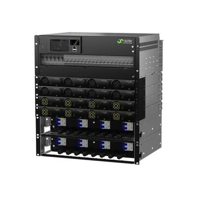 Sistema di alimentazione per telecomunicazioni Eltek Flatpack2 Hybrid con armadio integrato solare-rete MPPT 300A/500A