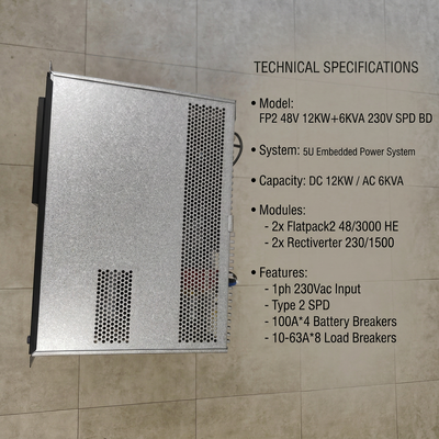 Sistema di alimentazione Eltek Rectiverter 12KW DC 6KVA AC Smartpack2 Touch Control