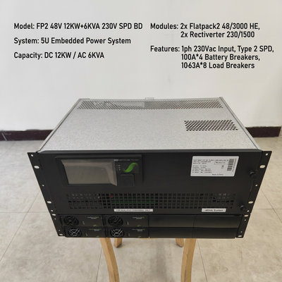 Sistema di alimentazione Eltek Rectiverter 12KW DC 6KVA AC Smartpack2 Touch Control