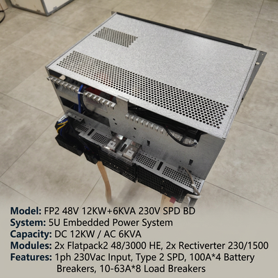 Sistema di alimentazione Eltek Rectiverter 12KW DC 6KVA AC Smartpack2 Touch Control