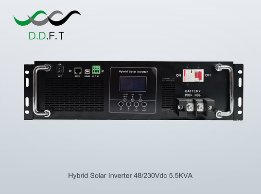 Inverter Solare Ibrido 48V 5.5KW con MPPT 100A e Compatibilità LiFePO4 per Sistemi Energetici Intelligenti