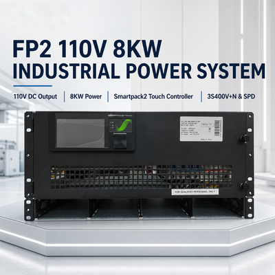 Smartpack2 Controlled 110Vdc Telecom Rectifier Power Shelf CI020405.XXX, 5U 19 Inch, Up to 4 Rectifier Modules