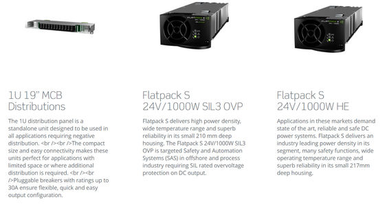 attrezzatura delle Telecomunicazioni CTOS0301.1319 OLT di 48V 5.4kw Eltek Flatpack S 1U 241122,125