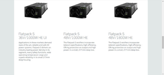 attrezzatura delle Telecomunicazioni CTOS0301.1319 OLT di 48V 5.4kw Eltek Flatpack S 1U 241122,125