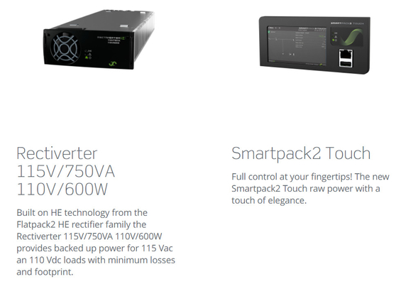 Smartpack2 Telecom Power Solutions Eltek FlatPack 18kVA 14,4kw 110Vdc
