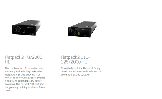 Centrale elettrica di Flatpack del contenitore di parete di Eltek Flatpack2 24VDC 30VDC 48VDC