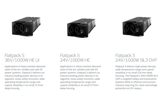 UL del CE dell'alimentatore in CC di chilowatt del sistema 24V 3*2 di Eltek Flatpack S 3U