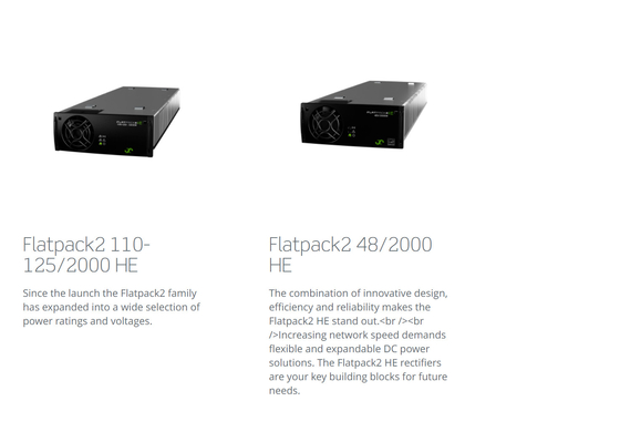 Centrale elettrica di IBF Flatpack con i raddrizzatori FP2