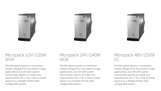 Eltek Micropack System 120W1000W 12V 24V opzioni 48V con controller compatto P/N: 241120.911 P/N: 241120.920 P/N: 241120.901
