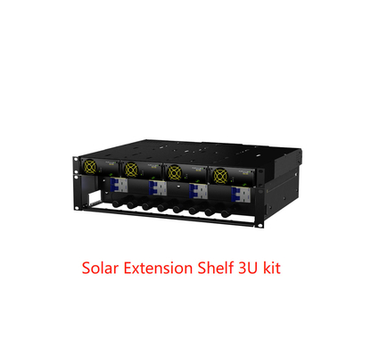 Scaffale solare del corredo 3U di estensione del sistema ibrido delle Telecomunicazioni di potere di 6.4KW 12.8KW Eltek