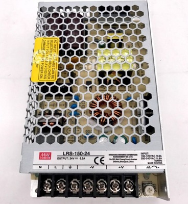 Alimentazione elettrica di commutazione di serie 150W di Meanwell LRS singola LRS-150 LRS-150-24